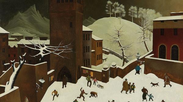 Winterlandschaft von Franz Sedlacek 