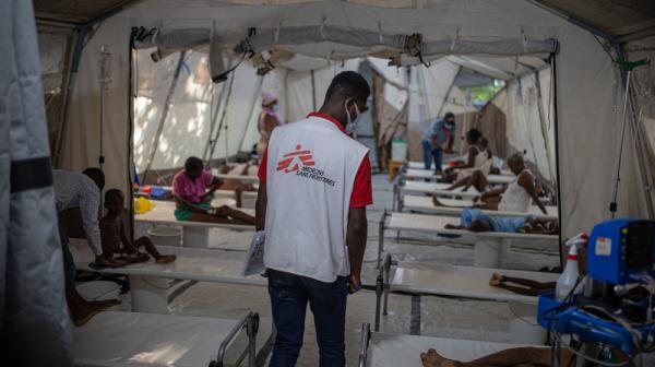 Cholera-Ausbruch in Haiti.