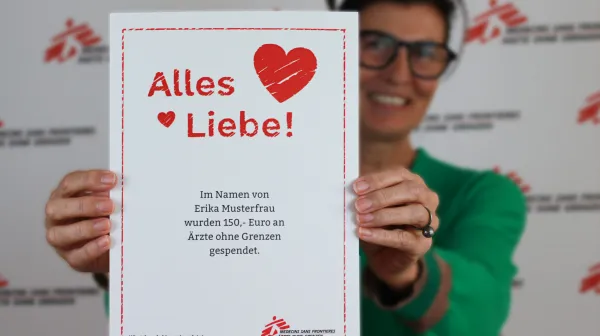 Bild der Urkunde mit dem Titel "Alles Liebe"