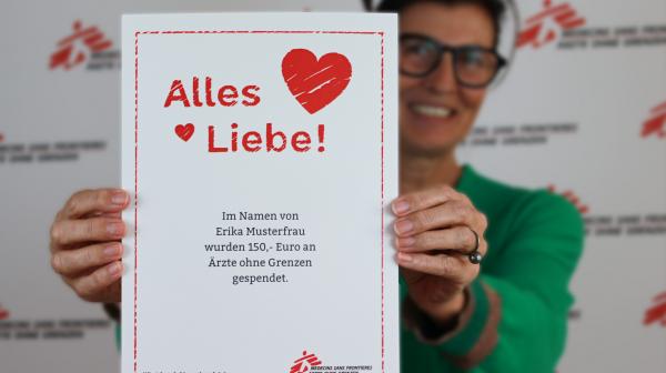 Bild der Urkunde mit dem Titel "Alles Liebe"