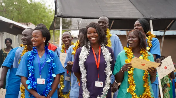 MSF Academy for Healthcare graduation in Lankien