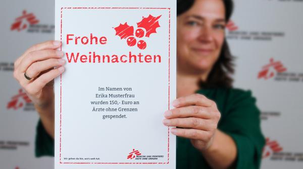 Urkunden schenken mit Ärzte ohne Grenzen