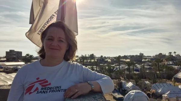 Katrin Glatz Brubakk von Ärzte ohne Grenzen in Gaza