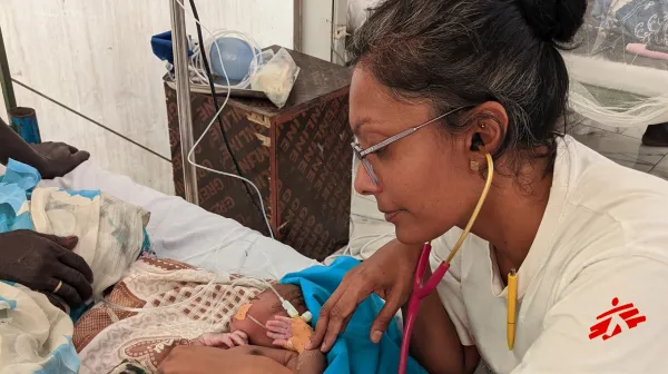 Diyani Dewasurendra im Südsudan während einem Cholera Ausbruch