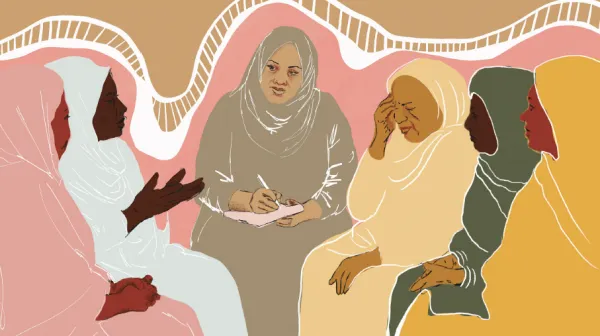 Coverbild des Reports "Das ist etwas, das ich dir sagen möchte..." von Ärzte ohne Grenzen über sexualisierte Gewalt in Darfur