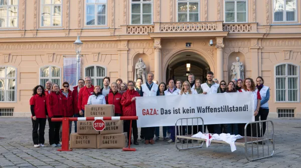 Aktion "Gaza: Das ist kein Waffenstillstand!"