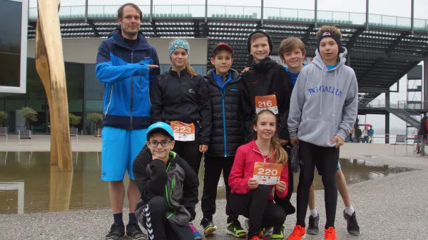 Läufer und Läuferinnen des BG Gallusstraße Bregenz