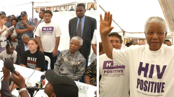 Nelson Mandela Pressekonferenz