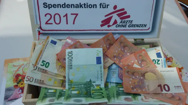 Spendenbox Geburtstagssammlung