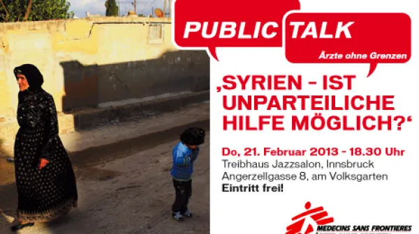 Hilfe ohne Grenzen für Syrien