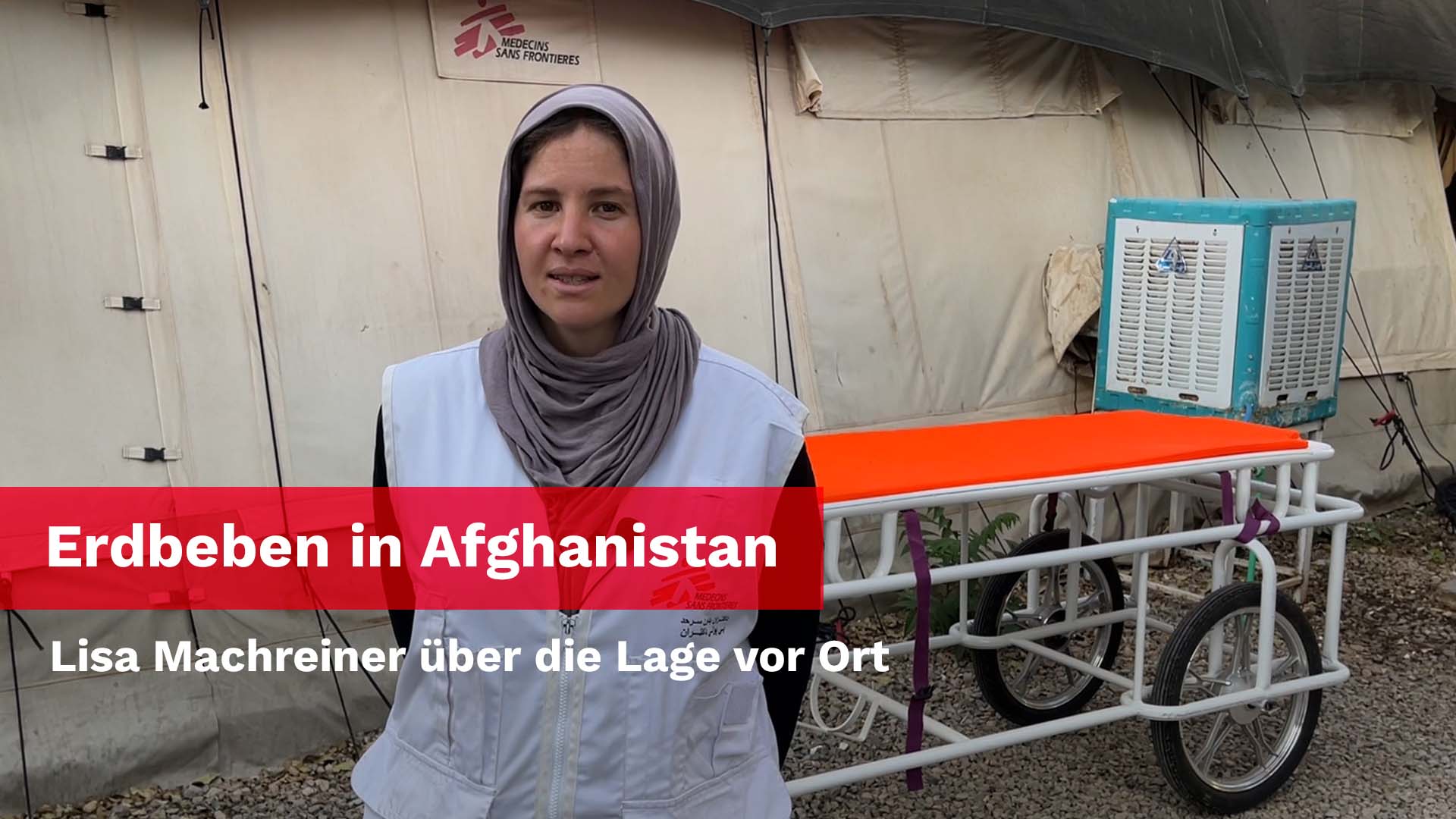 Erdbeben in Afghanistan: Lisa Machreiner berichtet